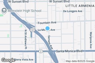 Map image of the property - 5404 La Mirada Ave