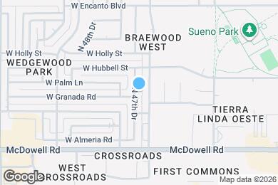 Map image of the property - 1819 N 47th Dr