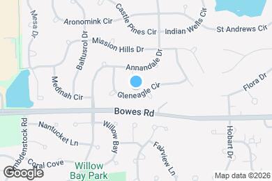 Map image of the property - 1880 Gleneagle Cir