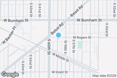 Map image of the property - 5831 W Rogers St