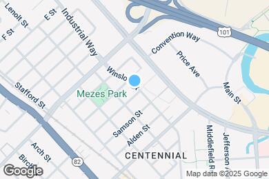 Map image of the property - 602 Hopkins Ave