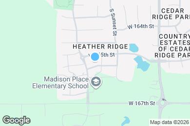 Map image of the property - 18796 W 165th Terrace