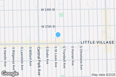 Map image of the property - 2543 S Saint Louis Ave