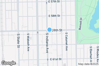 Map image of the property - 5911 S Indiana Ave