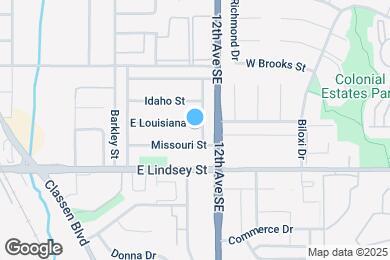 Map image of the property - 1122 E Louisiana St
