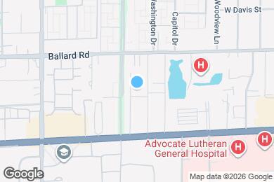 Map image of the property - 8900 Robin Dr