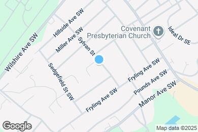 Map image of the property - 672 Sylvan St SW