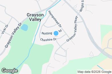 Map image of the property - 2163 Cheshire Dr