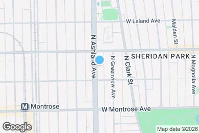Map image of the property - 4527 N Ashland Ave