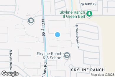 Map image of the property - 1168 W Desert Basin Dr