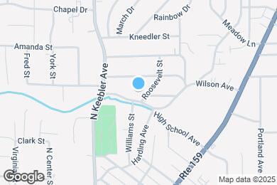 Map image of the property - 1104 Roosevelt St