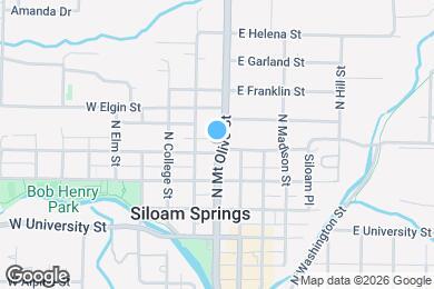 Map image of the property - 111 W Tahlequah St