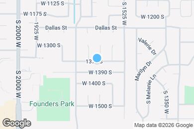 Map image of the property - 1665 W 1375 S