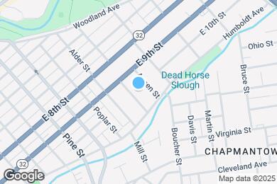 Map image of the property - 1001 Sycamore St