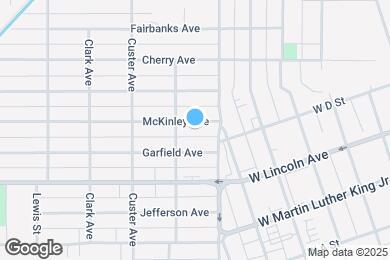 Map image of the property - 1112 McKinley Ave