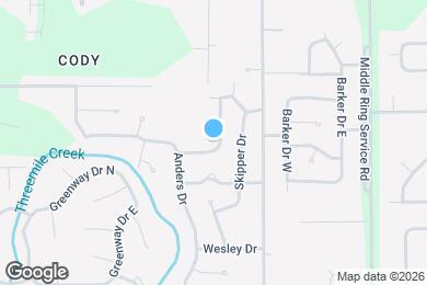 Map image of the property - 1253 Devander Dr E