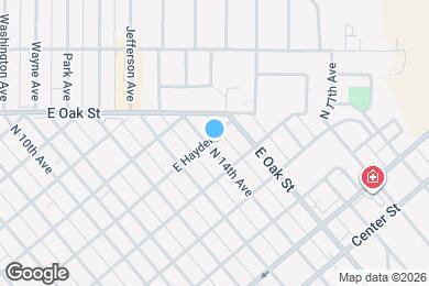 Map image of the property - 1505 E. Hayden Street