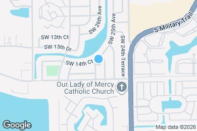 Map image of the property - 1454 SW 26th Ave