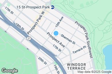 Map image of the property - 563 Prospect Ave