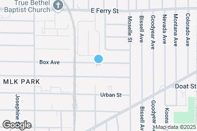 Map image of the property - 325 Box Ave (lower) Avenue