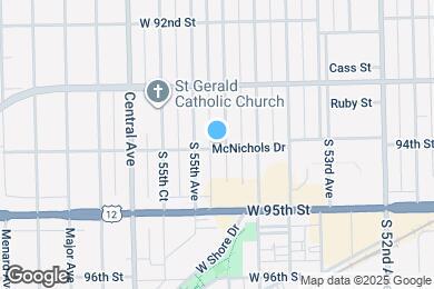 Map image of the property - 9344 S 54th Ct
