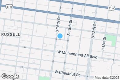 Map image of the property - 1522 Cedar St