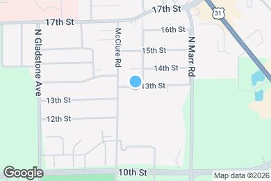 Map image of the property - 2913 13th St