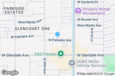 Map image of the property - 4406 W Palmaire Ave