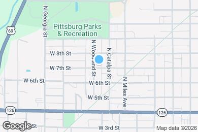 Map image of the property - 610 W 7th St