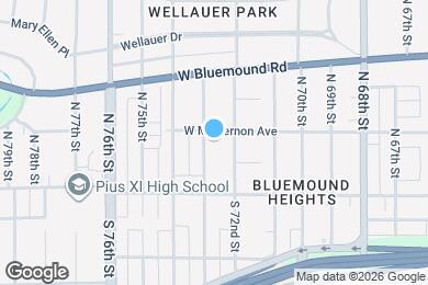 Map image of the property - 222 N 73rd St