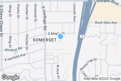 Map image of the property - 1447 E Windsor Rd