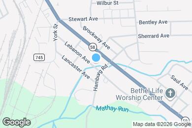 Map image of the property - 44 Lebanon Ave