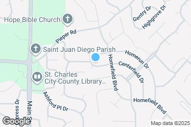 Map image of the property - 332 Centerfield Dr