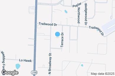 Map image of the property - 1508 Terrace Cir