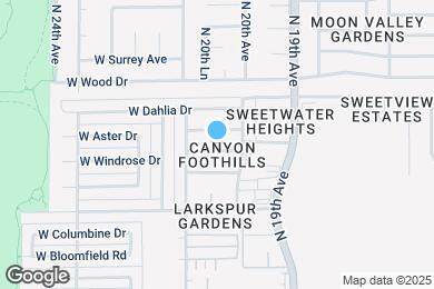 Map image of the property - 2022 W Windrose Dr