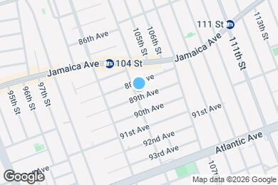 Map image of the property - 88-13 104th St