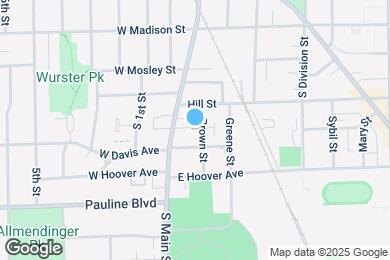 Map image of the property - 824 Brown St