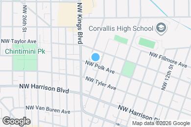 Map image of the property - 1845 NW Polk Ave