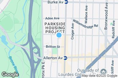 Map image of the property - OLINVILLE AVENUE, Bronx