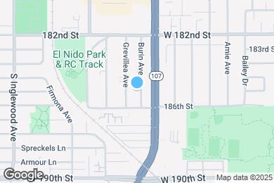 Map image of the property - 18507 Burin Ave