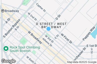 Map image of the property - 263 W 2nd St