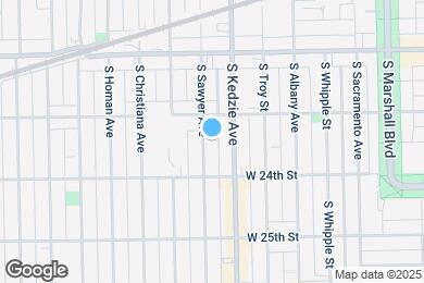 Map image of the property - 2327 S Sawyer Ave