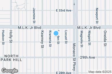 Map image of the property - 3033 Leyden St