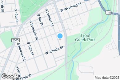 Map image of the property - 1225 S Lumber St