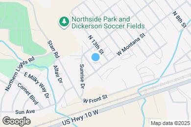 Map image of the property - 610 N 14th St