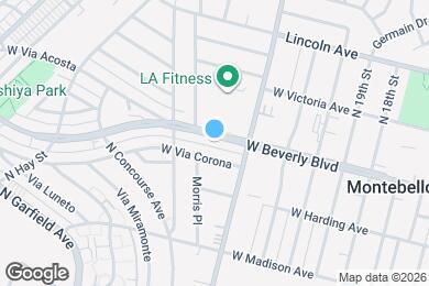 Map image of the property - 2227 W Beverly Blvd