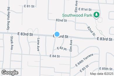 Map image of the property - 8301 Laurel Ave