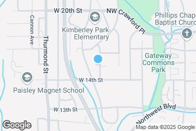 Map image of the property - 1428 Garfield Ave