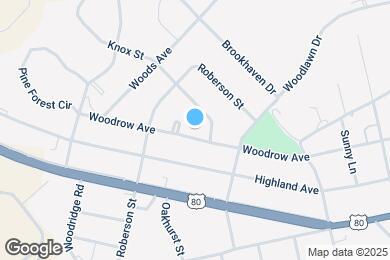 Map image of the property - 1609 Woodrow Ave