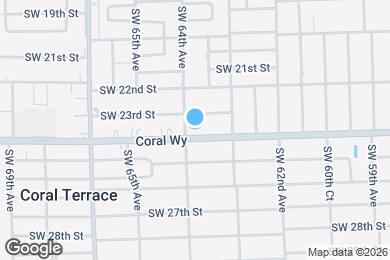 Map image of the property - 6387 Coral Way